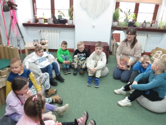 Wielorybki i Zerówka, zajęcia w Bibliotece Miejskiej w Świdnicy, III 2025