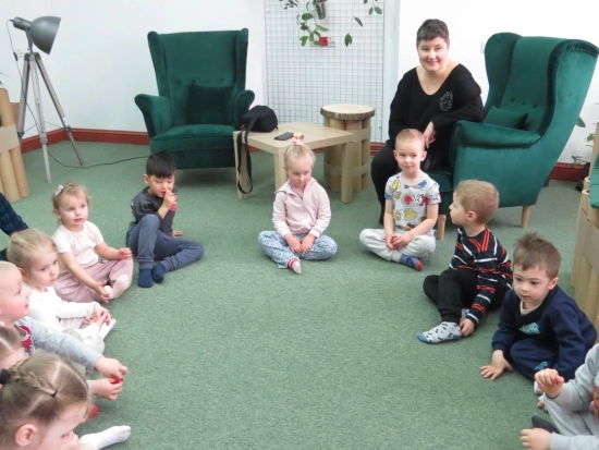 Rybki, zajęcia edukacyjne w Bibliotece Miejskiej, III 2026
