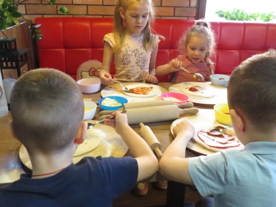 Ośmiorniczki, Zerówka, Warsztaty pizzy, IV 2026