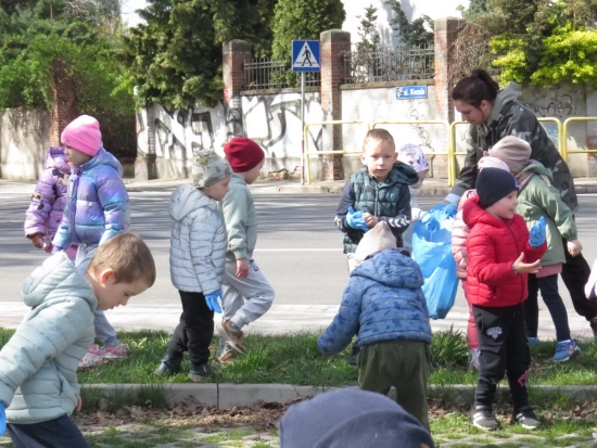 Ośmiorniczki, Rybki, Wielkie sprzątanie przedszkolaków - Dzień Ziemi, IV 2026